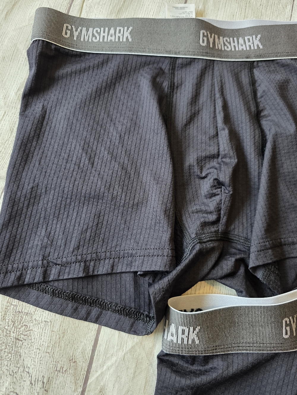 GYMSHARK Men's Size Medium Sport Compression Black Boxer Brief Athletic Active - Picture 4 of 5